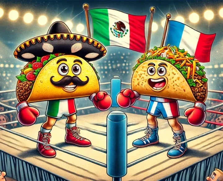 Taco francés VS taco mexicano, diferencia entre los dos tacos
